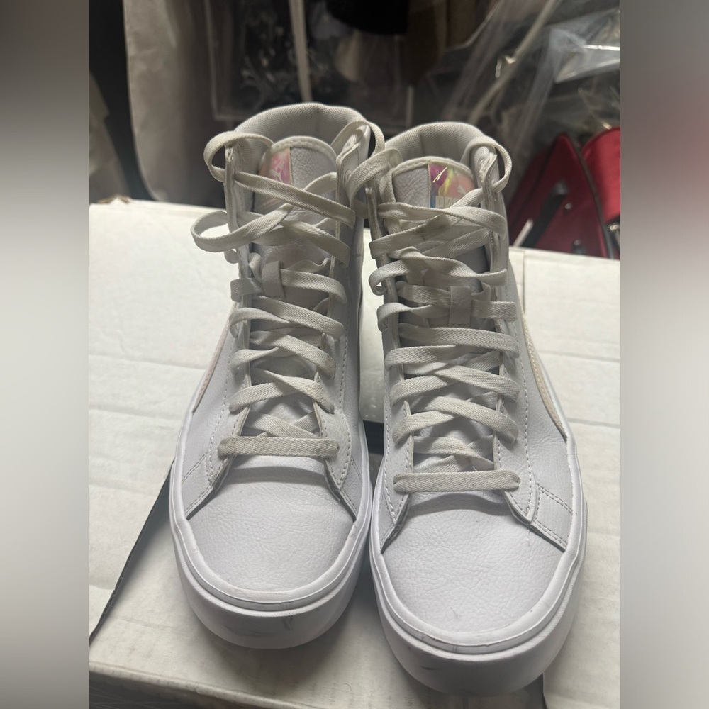 Puma white sneakers